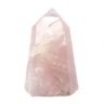 Ponta de Cristal Gerador Quartzo Rosa Natural - 1