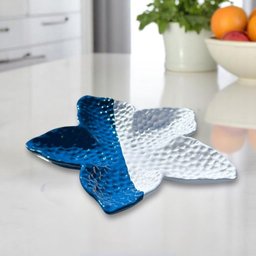 Kit 3 Peças Conchas e Estrela Branca e Azul em Cerâmica - 2