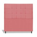Ver imagem 1 de Cabeceira Estofada Box Casal Encosto para Cama Maveric 144x126 Rosa