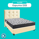 Ver imagem 4 de Kit Cabeceira + Cama Box + Colchão Casal D33 Iso100 Ortobom