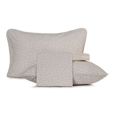 Jogo de Cama King Altenburg 4 Peças Malha Fio Penteado Bits Mocha