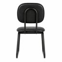 Ver imagem 7 de Cadeira de Escritório Interlocutor Trapézio - Corino Preto - Martiflex - 31103