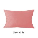 Ver imagem 6 de Capa para Almofada Drapeada em Veludo Retangular 60x40 Rose