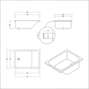 Ver imagem 7 de Banheira Inox para Berçário 75x40x20cm - Construinox