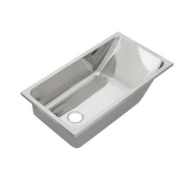 Banheira Inox para Berçário 75x40x20cm - Construinox - 1
