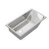 Banheira Inox para Berçário 75x40x20cm - Construinox - 1
