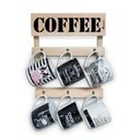 Ver imagem 1 de PORTA XICARAS MADEIRA COFFEE 2