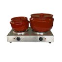 Ver imagem 2 de Fogão Elétrico Profissional Safira 2 Bocas Cotherm - 220V