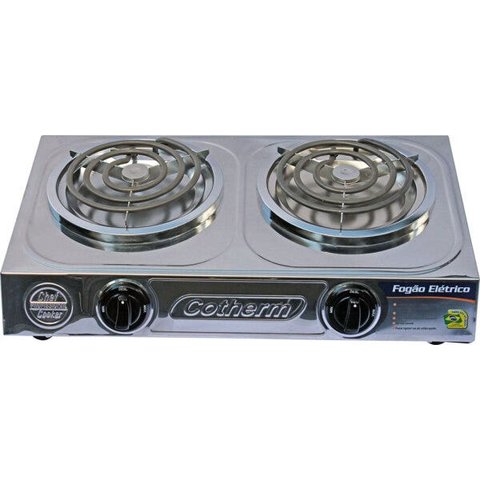Fogão Elétrico Profissional Safira 2 Bocas Cotherm - 220V