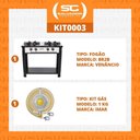 Ver imagem 2 de Kit - Fogão Gás Bravo 2b Br2b + Kit Gás - Venâncio