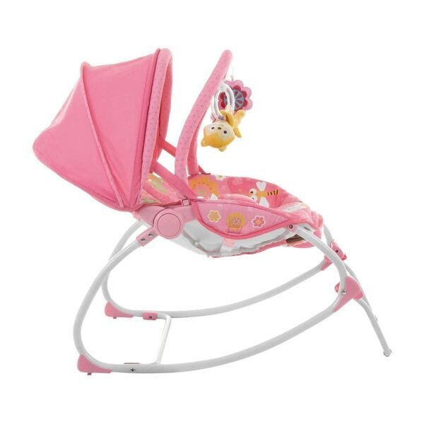 Cadeira Descanso Bebê Musical e Vibratória Sunshine Rosa - Safety 1st - 4