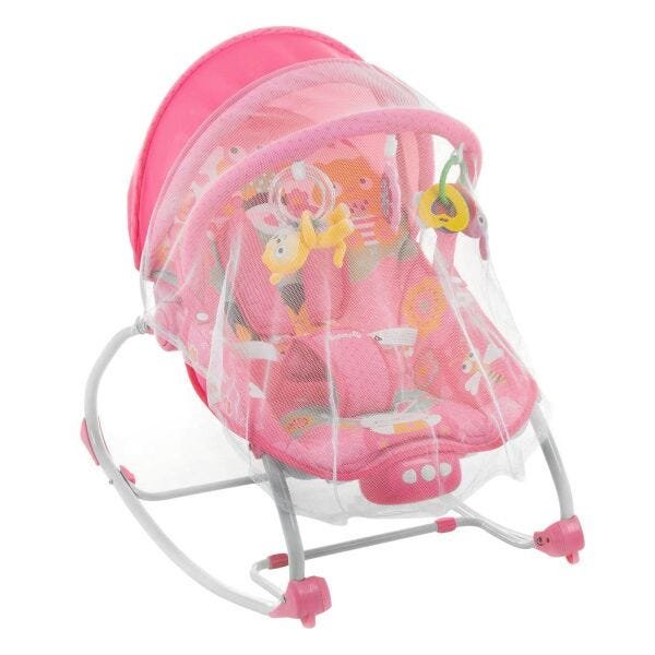 Cadeira Descanso Bebê Musical e Vibratória Sunshine Rosa - Safety 1st - 3