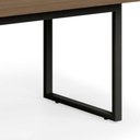 Ver imagem 2 de Mesa para Reunião Estilo Industrial 2,20m Pés de Aço Frame F220 Kappesberg - Carvalho Munique