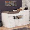 Cama Multifuncional Alta com Armário Inferior Bianca Cimol - 3