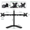 Suporte Articulado Duplo para 2 Monitores 17 - 32'' - 3