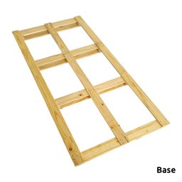 Kit 2 Camas De Solteiro De Pallet Marrom - 3