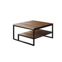 Ver imagem 4 de Mesa de Centro Base de Aço Preto Tampo MDF:Preto