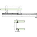 Ver imagem 2 de Ferragem Deslizante para Teclado Tts 082 Bt Preta Fgvtn 01 Par