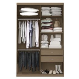 Guarda-roupa Solteiro com Espelho 2 Portas de Correr S742 Kappesberg - 2