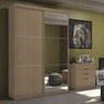 Guarda-roupa Solteiro com Espelho 2 Portas de Correr S742 Kappesberg - 1