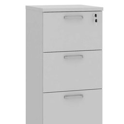 Gaveteiro Armário Arquivo para Pasta Suspensa 4 Gavetas Web30 G04 Cinza - Mpozenato - 3