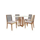 Ver imagem 2 de Conjunto Sala de Jantar Madeira Maciça 4 Cadeiras Kappesberg