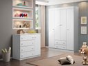 Ver imagem 3 de Quarto Bebê Ana Helena com Guarda-roupa Cômoda e Berço