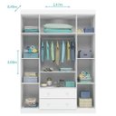 Ver imagem 6 de Quarto Bebê Ana Helena com Guarda-roupa Cômoda e Berço