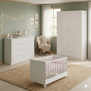 Ver imagem 1 de Quarto Bebê Ana Helena com Guarda-roupa Cômoda e Berço