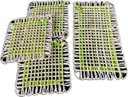 Ver imagem 2 de Kit 4 Peças Descanso de Panela Esteira Sisal Verde Neon
