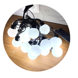 Cordão Led Pisca Bolinha 4m 8 Funções Natal:vermelho