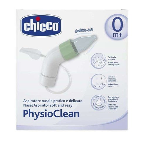 Aspirador Nasal Bebê 0m+ PhysioClean - Chicco