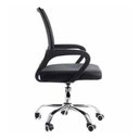 Ver imagem 3 de Cadeira de Escritório Healer Luke Giratória Om Base Cromada Preta