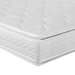 Colchão Casal Espuma D33 Orthocrin 138x188x24 Royal Saúde Plus Branco Pillow Top Espuma Certificada - 3