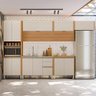 Cozinha Modulada 6 Peças 13 Portas Nature Off White Borim Shop Jm - 1