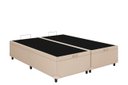 Ver imagem 2 de Cama Box Baú Casal Bipartido Bege Colchão Molas Ensacadas Airtech Springpocket 138x188 - Ortobom