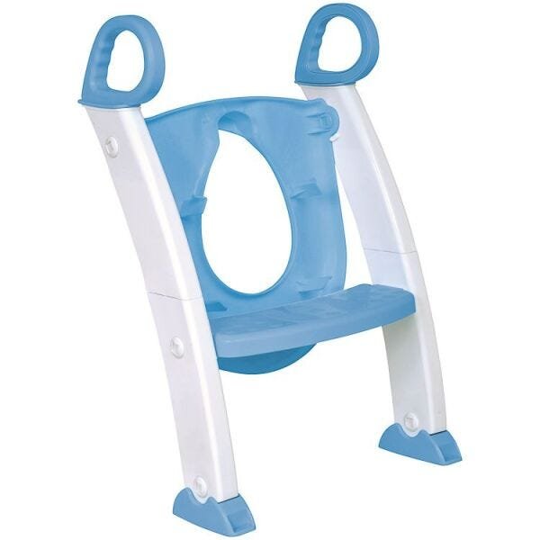 Escadinha com Assento para Vaso Sanitário Step By Step Azul - Kiddo - 2