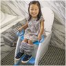 Escadinha com Assento para Vaso Sanitário Step By Step Azul - Kiddo - 5