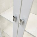 Ver mais imagens de Kit 2 Armários para Escritório com 2 Portas de Vidro com LED 171,5x60cm ME4205 Yescasa Branco