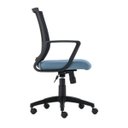 Ver imagem 2 de Cadeira de Escritório Giratória Stay Roal Preto/Azul Encosto em Tela Base em Nylon