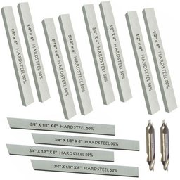 Kit Bits Quadrado + Bedame com 50% de Cobalto + Broca de Centrar - 1