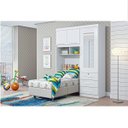 Ver imagem 1 de Dormitório Solteiro Duster - Branco Flex - Albatroz