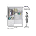 Ver imagem 5 de Dormitório Solteiro Duster - Branco Flex - Albatroz