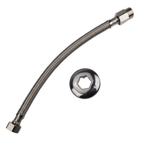 Engate Flexivel Mangueira Malha Inox 60cm - Brasfort 7007
