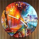 Ver imagem 2 de Relógio De Parede Abstrato Paris Casal Decorações Interiores