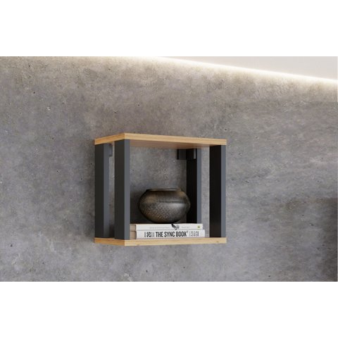 Nicho Industrial Mdf para Livros e Home Office
