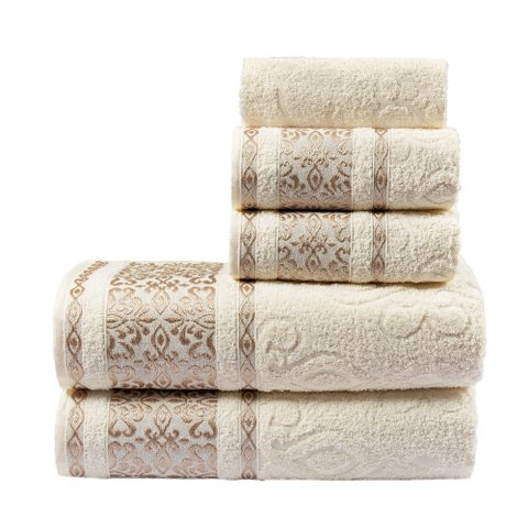 Jogo de Banho Essence 100% Algodão 05 peças - Pérola