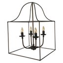Ver mais imagens de Pendente Rustico Para Sala De Estar Dourado Decorativo Artesanal Libertas Rosas Artesanato Quadrado