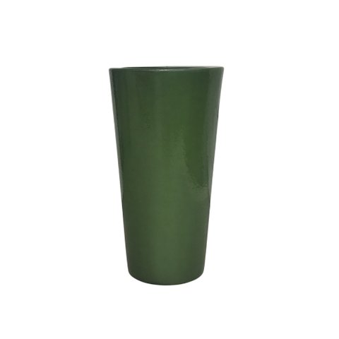 Vaso de Fibra Vidro Cachepot 54x28cm Verde Oliva