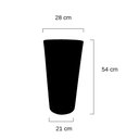 Ver imagem 3 de Vaso de Fibra Vidro Cachepot 54x28cm Verde Oliva